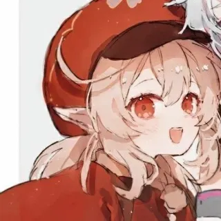 🤠 Klee Genshin Impact Anime, Klee, Genshin Impact, Videogioco, Personaggio, Carino, Cartone animato telegram sticker