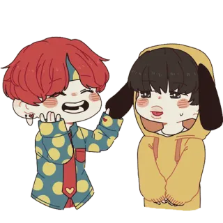 😊 만화, 귀여운, 카와이, 애니메이션, 스티커 telegram sticker