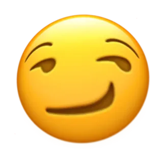 😏 smirk emoji whatsapp sticker