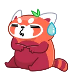 RRRed Panda telegram stickers