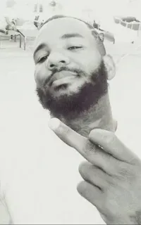 ☠ środkowy palec, obraźliwy gest, mężczyzna, portret telegram sticker