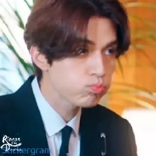🥺 Rincon Stickergram man, korean, actor, pout, face, expression, cute, suit, tie telegram sticker