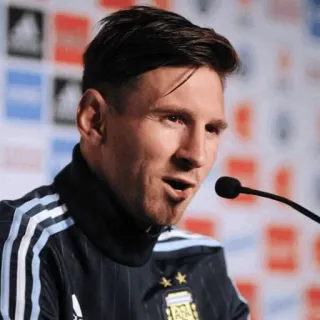 ❤️ Lionel Messi soccer, football, athlete, player, sports, Argentina, Messi telegram sticker