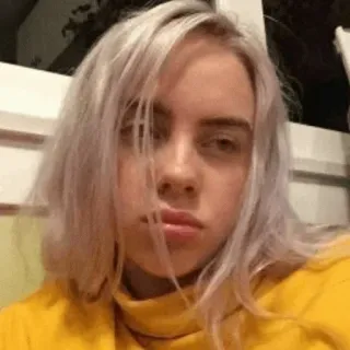 🌊 Billie Eilish piosenkarz, celebryta, gwiazda pop, muzyk telegram sticker