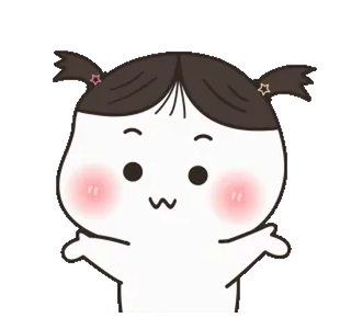🤷‍♀ rysunek, słodki, dziewczyna, kawaii telegram sticker