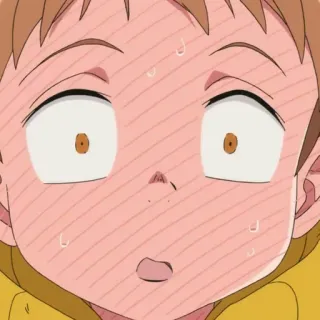 😳 King Seven Deadly Sins Аниме, Семь смертных грехов, Кинг, Страх, Смущенный telegram sticker