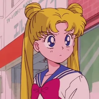🌙 Sailor Moon Anime, Cartoon, Meisje, Magisch, Schattig, Sailor, Maan telegram sticker