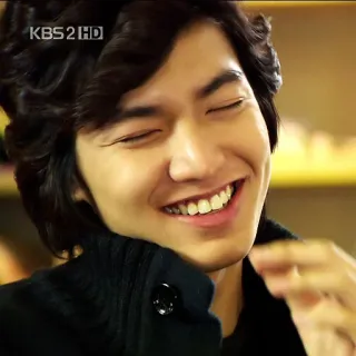 😆 Lee Min-ho корейская дорама, актер, улыбка, азиатский telegram sticker