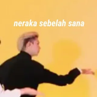 🤞 neraka sebelah sana whatsapp sticker