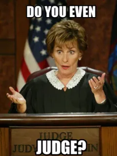 Judge Judy whatsapp stickers