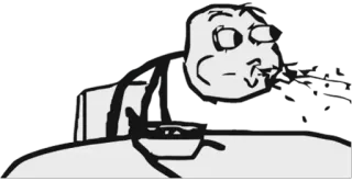 😱 Meme, Meme de internet, Rage Comic, Trollface, Divertido, Humor telegram sticker