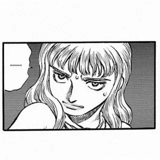 ☹️ Griffith Berserk ...... manga, animé, berserk, griffith, sérieux, expression, personnage telegram sticker