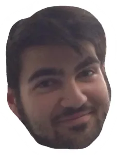😌 Person, Mann, Kopf, Gesicht, Porträt, Aufkleber telegram sticker