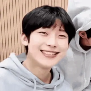 🥰 lachend, man, persoon, koreaans, aziatisch whatsapp sticker