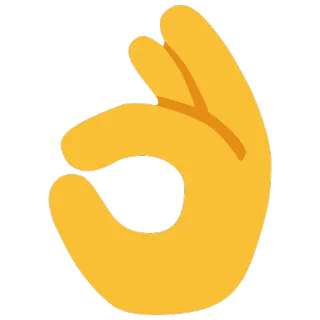 👌 hand gesture, okay symbol, offensive gesture, circle game, internet meme telegram sticker