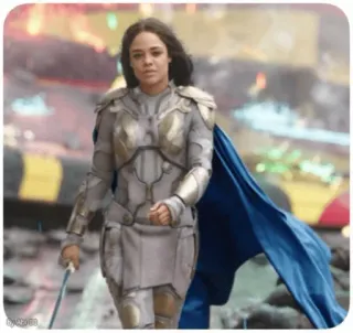 🚶‍♀️ Valkyrie Thor: Ragnarok ヴァルキリー, マーベル, スーパーヒーロー, 戦士, テッサ・トンプソン, 鎧 telegram sticker