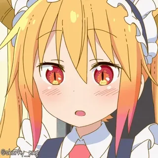 😍 Tohru Miss Kobayashi's Dragon Maid telegram sticker