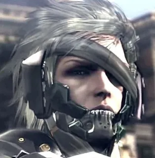 😁 Raiden Metal Gear Rising: Revengeance Cyborg, Ninja, Gioco, Videogioco, Metal Gear telegram sticker