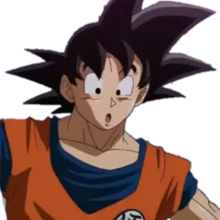 😲 Goku Dragon Ball 애니메이션, 손오공, 사이어인, 드래곤볼, 만화 telegram sticker