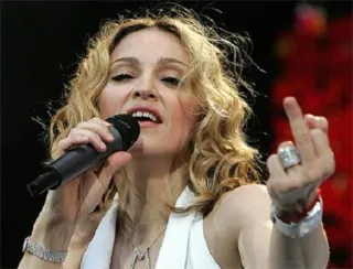 🖕 Madonna Madonna, dedo do meio, cantora, música, ofensivo telegram sticker