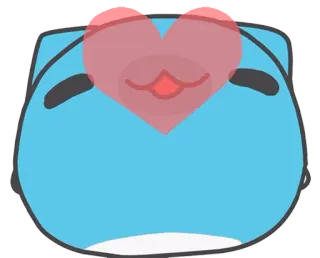 😘 gato, coração, amor, fofo, desenho animado telegram sticker