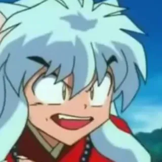 🐶 Inuyasha Anime, Manga, Inuyasha, Postać, Kreskówka telegram sticker