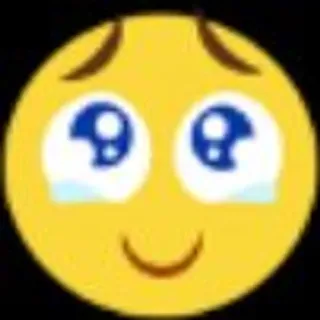 🌟 Emoji, Visage, Pleurs, Triste, Émotion, Yeux telegram sticker