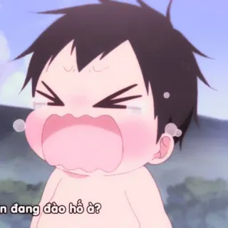 🧸 en đang đào hố à? telegram sticker