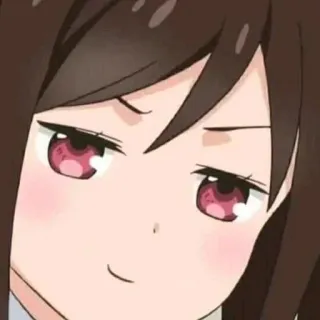 😏 Anime, Faccia, Compiaciuto, Manga, Espressione telegram sticker