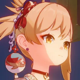🥺 Yoimiya Genshin Impact Anime, Videojuego, Genshin Impact, Yoimiya, Personaje telegram sticker