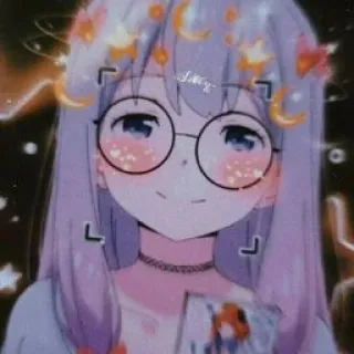 💖 Smily Animé, Dessin animé, Illustration, Personnage, Mignon, Kawaii telegram sticker