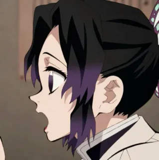 🙊 Shinobu Kocho Demon Slayer Anime, Demon Slayer, Shinobu Kocho, Personagem, Animação telegram sticker