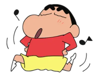 🎶 Shin-chan Nohara Crayon Shin-chan Kartun, Anime, Lucu, Karakter, Shin-chan, Crayon Shin-chan telegram sticker