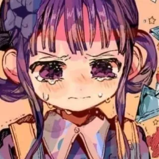 😭 Anime, Chorando, Garota, Triste, Emocional, Mangá whatsapp sticker