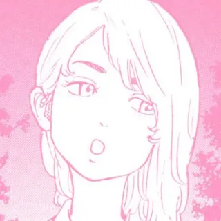 ☁️ Anime, Manga, Illustration, Cartoon, Porträt, Charakter whatsapp sticker
