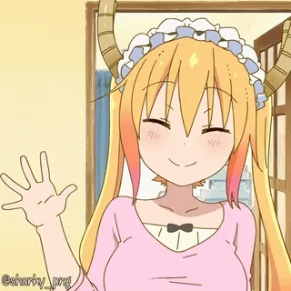👋 Tohru Miss Kobayashi's Dragon Maid telegram sticker