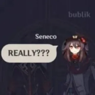 😳 Hu Tao Genshin Impact REALLY??? Anime, Jeu vidéo, Question, Exclamation, Confus telegram sticker