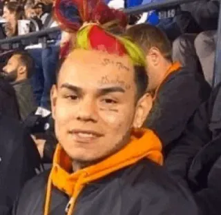 🧑‍🎤 6ix9ine rappeur, musique, célébrité, personne, sourire telegram sticker