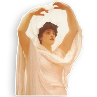 😦 art, painting, classical art, figure, greek, roman, drape telegram sticker