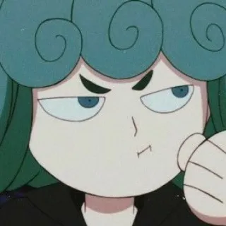 📎 Tatsumaki One Punch Man Anime, Tatsumaki, One Punch Man, Poderoso, Telequinesis, Héroe, Irritado telegram sticker