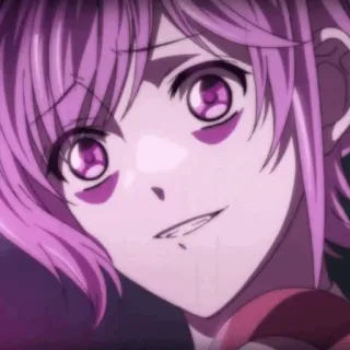 🥢 anime, tóc hồng, manga, nhân vật, minh họa telegram sticker