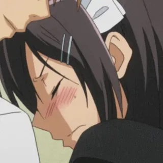 🎀 Anime, Umarmung, Romantik, Schule, Zuneigung telegram sticker