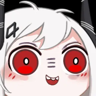 😏 Anime, Chibi, Naklejka, Słodkie, Kreskówka, Manga, Postać whatsapp sticker