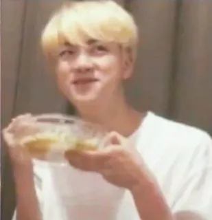 👀 Jin kpop, jin, bts, meme, lustig, idol telegram sticker