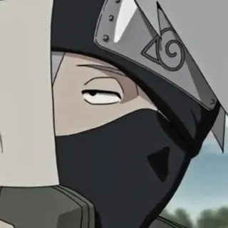 🗡️ Kakashi Hatake Naruto anime, kakashi, naruto, manga, ninja, character telegram sticker