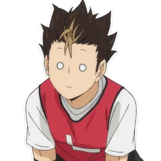 😶 Yu Nishinoya Haikyu!! Аниме, Манга, Haikyuu, Ноя, Нишиноя telegram sticker