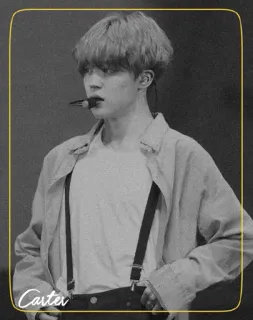 ◾️ Carter homem, kpop, coreano, música, cantor, entretenimento whatsapp sticker