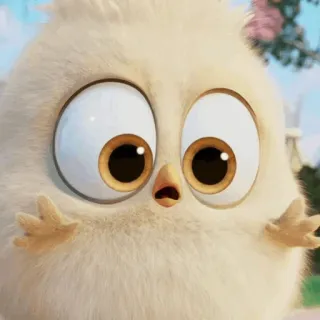😱 птица, мультфильм, милый, желтый, цыпленок telegram sticker