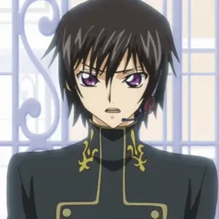 🥀 Lelouch Lamperouge Code Geass Anime, Personaggio, Lelouch, Code Geass, Personaggio Anime, Animazione whatsapp sticker
