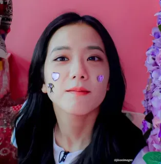 💗 Jisoo @jisooimages person, sängerin, gesicht, frau, kpop, blackpink telegram sticker
